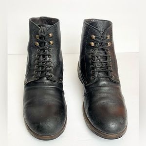 Vibram Vero Cuoio Lavorate Amano Men’s Boots Size 12 Made In Italy